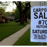 garage sale sign