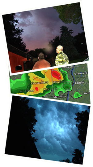 inset images of storm